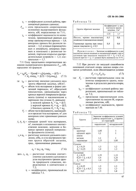 Скачать СП 50-101-2004 Проектирование и устройство оснований и ...