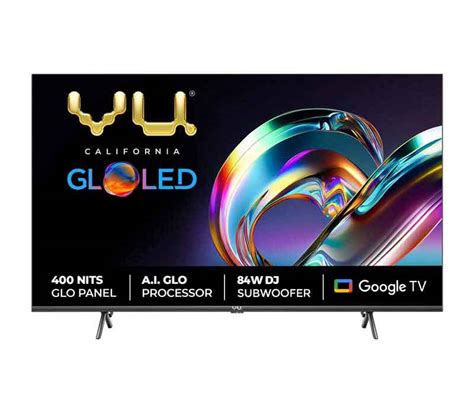 Vu 43 inches GloLED 4K Google TV 43GloLED : Specs & Review