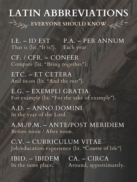 ZENİT Tercüme Bürosu Osman Kürşat Serttürk on LinkedIn: Latin abbreviations that everybody ...
