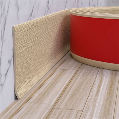 Snapklik.com : Duzzy Flexible Baseboard Molding Trim, 4 Inch