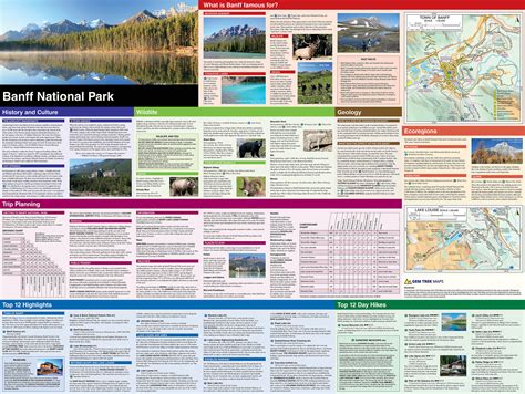 Banff National Park Map | Gem Trek Maps