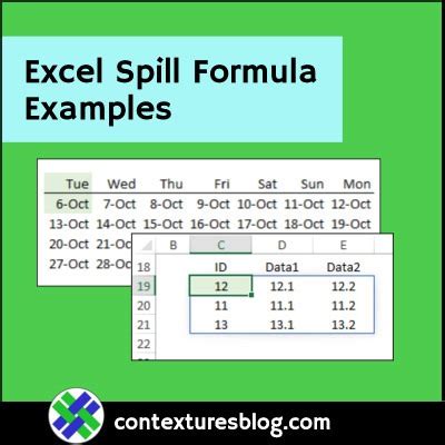 Excel Spill Functions 的图像结果