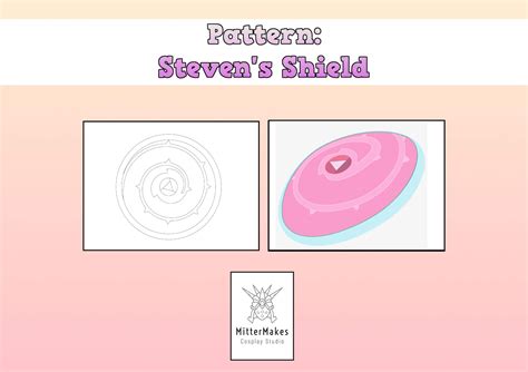 Template: Steven’s Shield (steven Universe) - Etsy