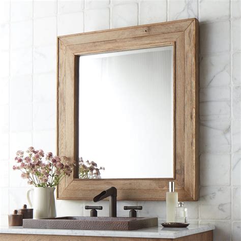 Rustic Bathroom Mirror With Lights at Bill Schoenfeld blog