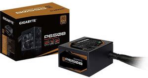 GIGABYTE P650B 80 Plus Bronze 650 Watts Computer PSU with 6 SATA Cables ...