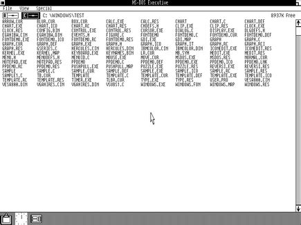 Image result for Windows 1.0 Debug Command