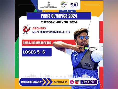 Paris Olympics: India archer Dhiraj endures heartbreak after losing to ...