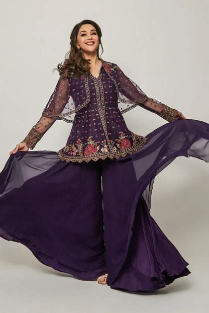 Ridhi mehra cape and gharara set – Kuro Clothing India