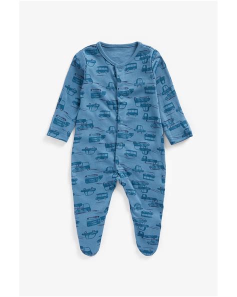 Buy Boys Full Sleeves Sleepsuits -Pack of 3-Multicolor Online at Best ...