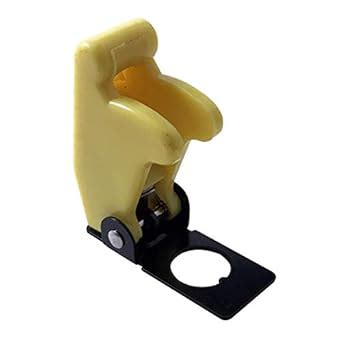 Yellow Flip Up Toggle Switch Guard Safety Cover - Aircraft Style - 2 ...