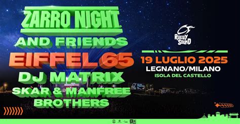 ZARRO NIGHT & FRIENDS | Sabato 19 Luglio 2025 | Isola del Castello ...