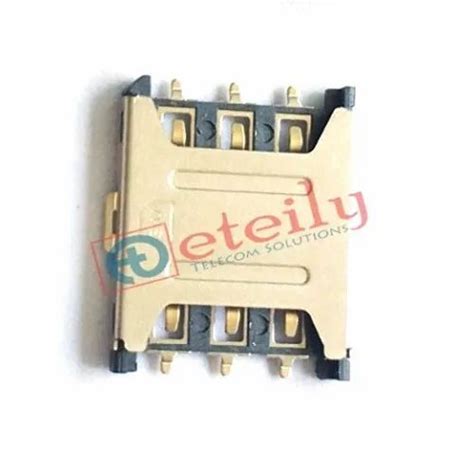SIM Card Connector - Micro SIM Card Connector 6 Pin Slide Type with ...