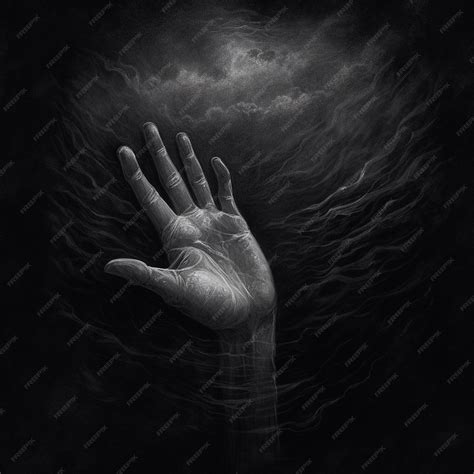 Premium AI Image | a hand reaching up to the sky with the hand reaching ...