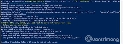 Image result for Choco PowerShell Install