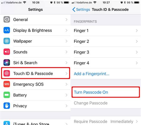 Image result for IPhone Passcode Settings