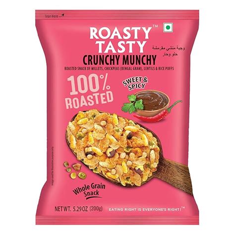 Roasty Tasty Crunchy Munchy 200g (Pack of 2) | Healthy Snack | No Onion ...
