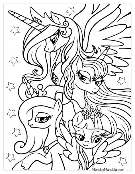 20 Princess Celestia Coloring Pages (Free PDF Printables)