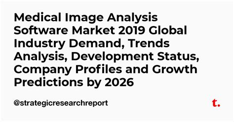 Medical Image Analysis Software Market 2019 Global Industry Demand ...