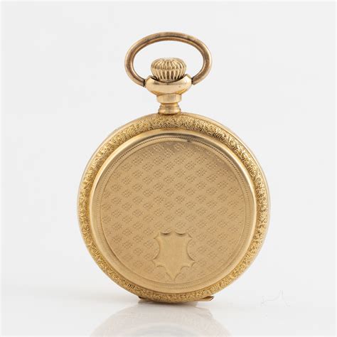 14K gold pocket watch, Standard U.S.A. - Bukowskis