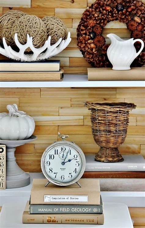 Wood shim bookcase from Thistlewood