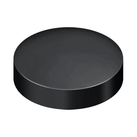 Deltana Button Spoke Screw Cap, 1 in Dia, Solid Brass SCF100U19 | Zoro