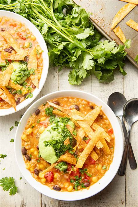Vegan Taco Soup - Connoisseurus Veg