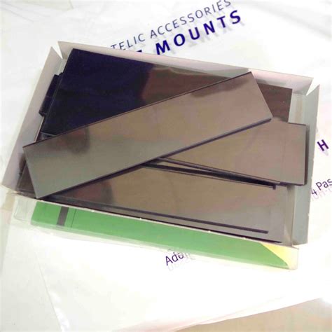 Prinz Polystrol stamp mounts-BLACK-10 STRIPS – Bharat Exotics