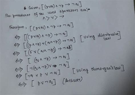 Mathematical Logic: UGC NET CSE | June 2019 | Part 2 | Question: 6