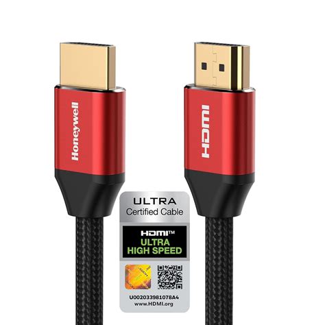 Honeywell HDMI Cable 2.1 with Ethernet, 2 Mtr (6.6ft)