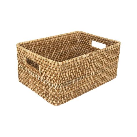 Image result for Rectangular Rattan Basket