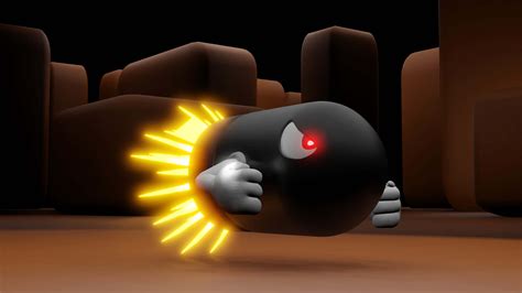 Download Bullet Bill In Action Wallpaper | Wallpapers.com