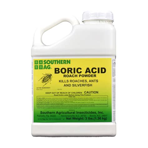 Boric Acid Roach Powder - Southern Agricultural Insecticides, Inc.