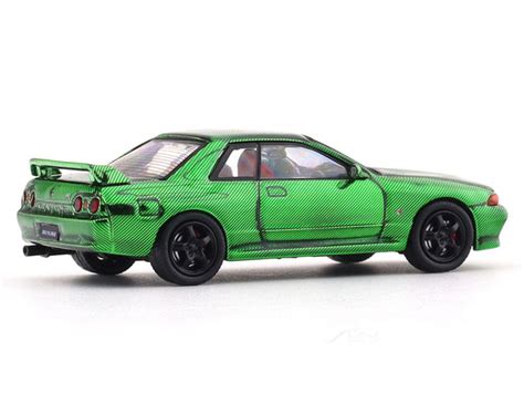 Nissan Skyline GT-R R32 Green 1:64 TPC diecast scale model car ...