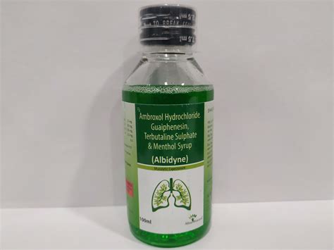 ALBIDYNE Syrup | Ambroxol 15mg + Terbutaline Sulphate 1.25mg ...