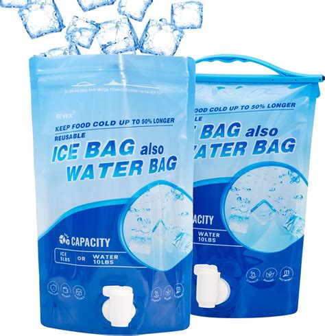 Amazon.com: REVEX Ice Pack,Reusable Ice Packs for Cooler, Large ...