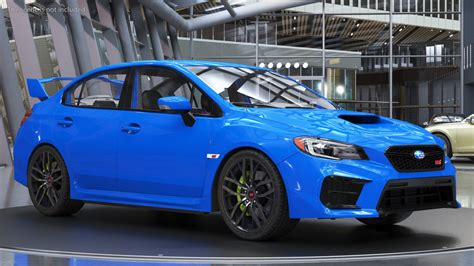 Subaru WRX STI 2021 Sedan Blue 3D Model $99 - .gltf .obj .ma .max .upk .unitypackage .c4d .fbx ...