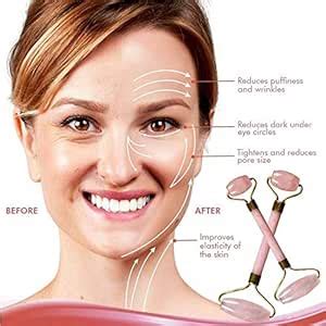 Stylazo Jade Roller for Face Anti Aging Eye Roller Facial Massager 100% ...