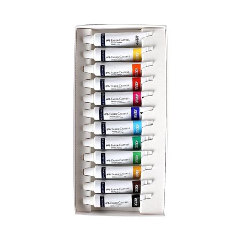 FABER CASTELL, Acrylic Colour | Set of 12. – OXFORD stationers