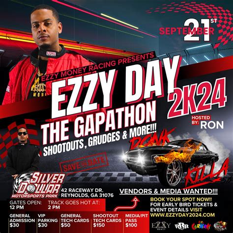 EZZY DAY 2024: THE GAPATHON, Silver Dollar Motorsports Park, Reynolds ...