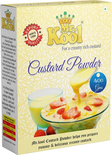 Mr.Kool Premium Quality Vanilla Instant Custard Powder 400g Custard ...