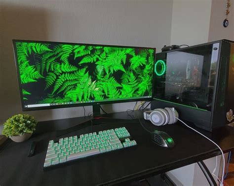 Ultimate Gaming Setup with PC and Monitor