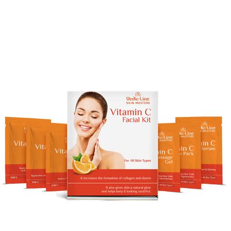 Vedic Line Vitamin C Facial Kit - 6 Pcs (50ml) – Thesparkleindia