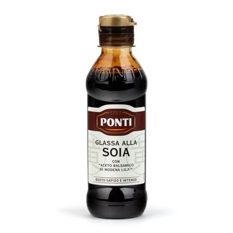 PONTI Топпинг соевый "Glassa alla soia" на основе бальзамического ...