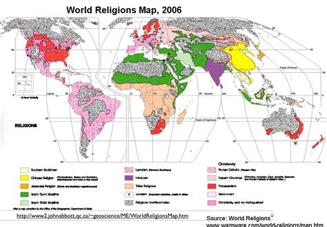 World Religions Map