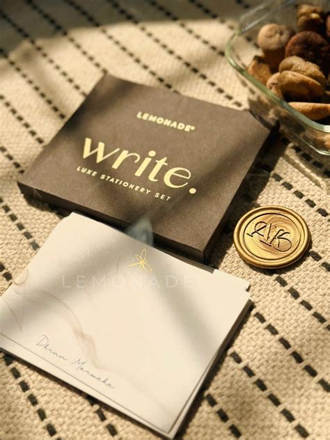 Personalized - Gold Printed Notecards - Dragonfly - Lemonade - Lemonade