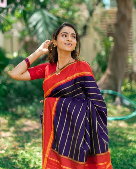 Buy Dark Blue Kanjivaram Silk Saree T344806