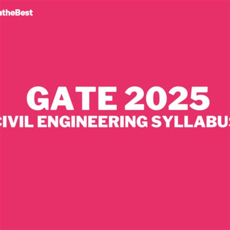 Image result for Gate Syllabus for Civil Engineering
