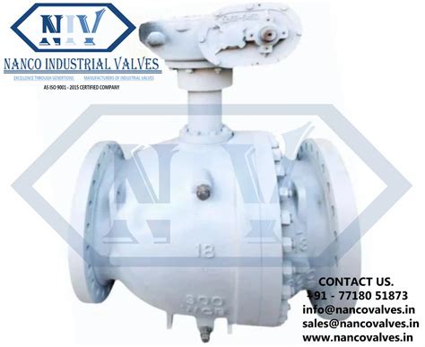 L&T Valves - L&t Cast Steel 14" 1500Class Trunnion Mounted Flange End ...