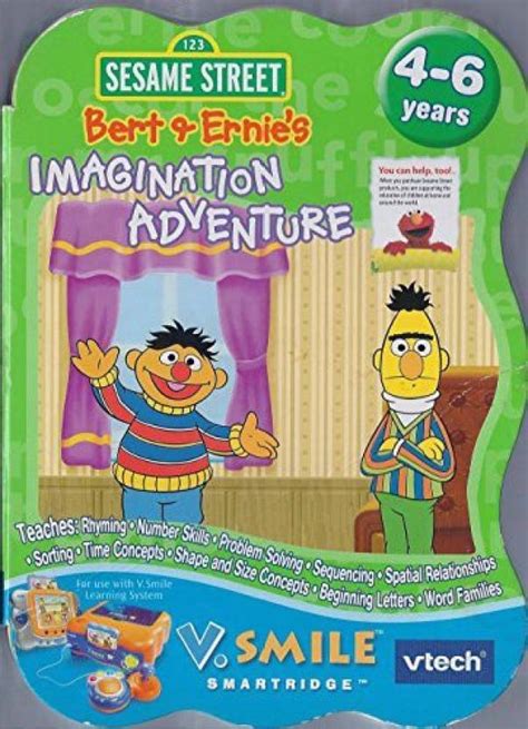 VTECH V.Smile & Pocket Smartridge Sesame Street Bert & Ernie'S ...