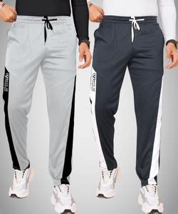 Yazole Colorblock Men Grey, Blue Track Pants - Buy Yazole Colorblock ...